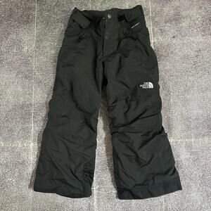 Boy's The North Face Black Insulated Freedom Dryvent Winter Snow Ski Pants Sz XS